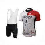 2017 Ropa Ciclismo Sportful Mortirolo Gris Mangas Corta y Culotte Corto