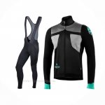 2019 Ropa Ciclismo Bianchi Azur Negro Mangas Largas y Culotte Lunga