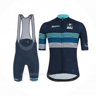 2019 Ropa Ciclismo Tour Down Under Azul Mangas Corta Y Culotte Corto