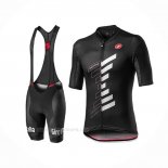 2020 Ropa Ciclismo Giro d'Italia Negro Blanco Mangas Corta y Culotte Corto