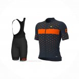 2021 Ropa Ciclismo ALE Luz Azul Naranja Mangas Corta y Culotte Corto