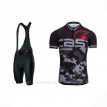 2021 Ropa Ciclismo Castelli Negro Gris Mangas Corta y Culotte Corto