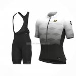 2023 Ropa Ciclismo ALE Blanco Mangas Cortas y Culotte Corto