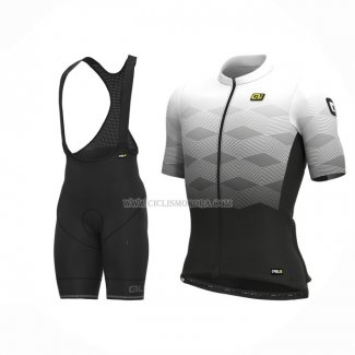 2023 Ropa Ciclismo ALE Blanco Mangas Cortas y Culotte Corto