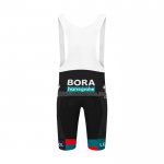 2023 Ropa Ciclismo Mujer Bora Hansgrohe Verde Mangas Cortas y Culotte Corto4