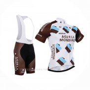 2015 Ropa Ciclismo Ag2rla Marron Mangas Corta y Culotte Corto
