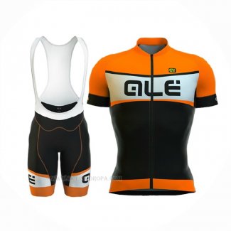 2016 Ropa Ciclismo ALE Negro Naranja Mangas Corta y Culotte Corto