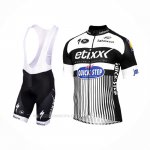 2016 Ropa Ciclismo Etixx Quick Step Blanco Negro Mangas Corta y Culotte Corto