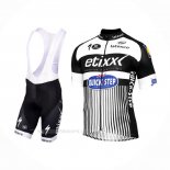 2016 Ropa Ciclismo Etixx Quick Step Blanco Negro Mangas Corta y Culotte Corto