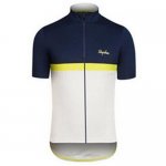 2016 Ropa Ciclismo Rapha Azul Blanco Manica Corta