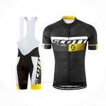 2016 Ropa Ciclismo Scott Negro Mangas Corta Y Culotte Corto