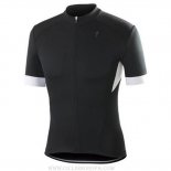 2016 Ropa Ciclismo Specialized Brillante Negro Blanco Manica Corta