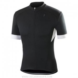 2016 Ropa Ciclismo Specialized Brillante Negro Blanco Manica Corta