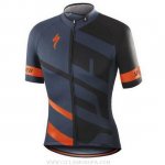2016 Ropa Ciclismo Specialized Naranja Gris Manica Corta