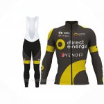2017 Ropa Ciclismo Direct Energie Ml Mangas Largas y Culotte Lunga