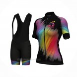 2017 Ropa Ciclismo Mujer ALE Negro Mangas Corta y Culotte Corto