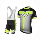2017 Ropa Ciclismo Nalini Navision Verde Gris Mangas Corta Y Culotte Corto