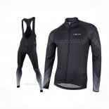 2017 Ropa Ciclismo Nalini Negro Mangas Largas Y Culotte Lunga