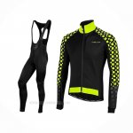 2019 Ropa Ciclismo Nalini Crit 3l 2.0 Negro Amarillo Mangas Largas Y Culotte Lunga
