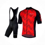2019 Ropa Ciclismo Nalini Podio 2.0 Negro Rojo Mangas Corta Y Culotte Corto