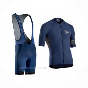 2019 Ropa Ciclismo Northwave Extreme 3 Apagado Azul Mangas Corta y Culotte Corto