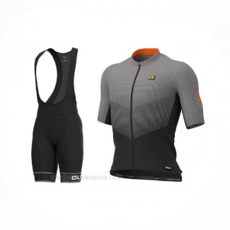 2021 Ropa Ciclismo ALE Gris Mangas Corta y Culotte Corto