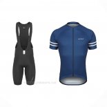 2021 Ropa Ciclismo De Marchi Apagado Azul Mangas Corta y Culotte Corto