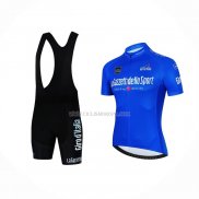 2022 Ropa Ciclismo Giro d'Italia Profundo Azul Mangas Cortas y Culotte Corto