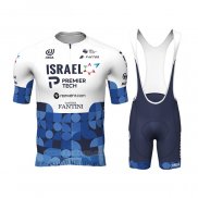 2022 Ropa Ciclismo Israel Cycling Academy Azul Blanco Mangas Corta Y Culotte Corto(1)