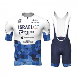 2022 Ropa Ciclismo Israel Cycling Academy Azul Blanco Mangas Corta Y Culotte Corto(1)