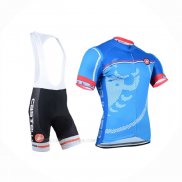 2014 Ropa Ciclismo Castelli Azur Mangas Corta y Culotte Corto