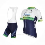 2015 Ropa Ciclismo Orica GreenEDGE Blanco Azul Mangas Corta y Culotte Corto