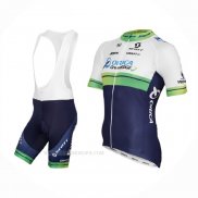2015 Ropa Ciclismo Orica GreenEDGE Blanco Azul Mangas Corta y Culotte Corto