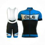 2016 Ropa Ciclismo ALE Negro Azul Mangas Corta y Culotte Corto
