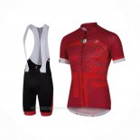 2016 Ropa Ciclismo Castelli Rojo Blanco Mangas Corta y Culotte Corto