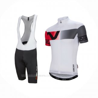2016 Ropa Ciclismo Nalini Blanco Rojo Mangas Corta Y Culotte Corto