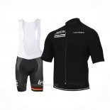 2017 Ropa Ciclismo Lotto Soudal Negro Mangas Corta y Culotte Corto