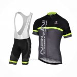 2017 Ropa Ciclismo Nalini Brivio Negro Gris Mangas Corta Y Culotte Corto