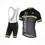 2017 Ropa Ciclismo Nalini Brivio Negro Gris Mangas Corta Y Culotte Corto