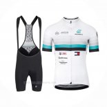 2020 Ropa Ciclismo Assos Blanco Azul Negro Mangas Corta y Culotte Corto