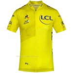 2020 Ropa Ciclismo Tour De France Amarillo Mangas Corta y Culotte Corto(2)