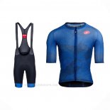 2021 Ropa Ciclismo Castelli Azul Mangas Corta y Culotte Corto