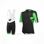 2021 Ropa Ciclismo RH+ Verde Mangas Corta y Culotte Corto