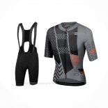 2021 Ropa Ciclismo Sportful Negro Gris Naranja Mangas Corta y Culotte Corto