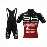 2022 Ropa Ciclismo Androni Giocattoli Negro Rojo Mangas Corta y Culotte Corto