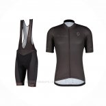 2022 Ropa Ciclismo Scott Negro Mangas Corta Y Culotte Corto