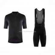 2023 Ropa Ciclismo Craft APagado Negro Mangas Cortas y Culotte Corto
