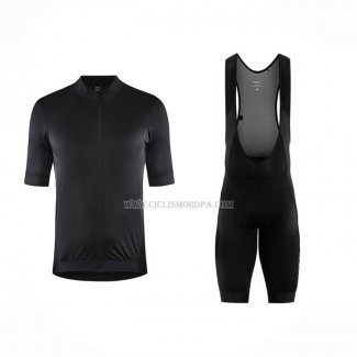 2023 Ropa Ciclismo Craft APagado Negro Mangas Cortas y Culotte Corto