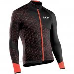 Ropa Ciclismo Northwave Rojo Negro Manica Lunga