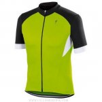 2015 Ropa Ciclismo Specialized Negro Verde Manica Corta